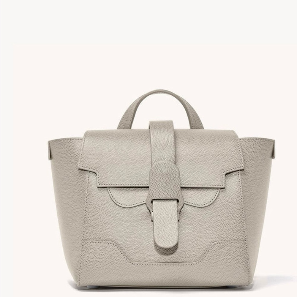 Senreve Mini Maestra purse in sand.